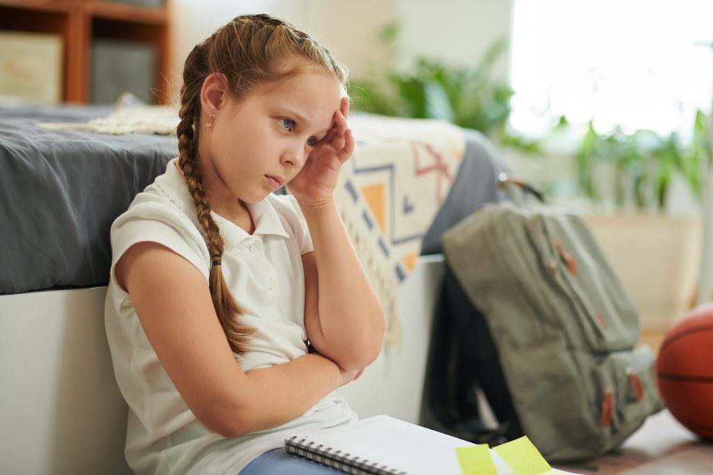 bored tired schoolgirl 2023 05 10 18 34 31 utc