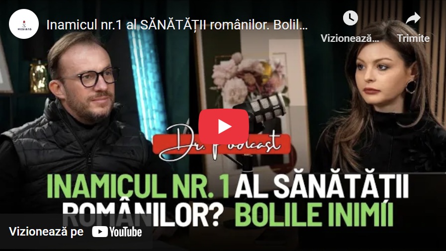 Inamicul nr.1 al SĂNĂTĂȚII românilor. Bolile inimii
